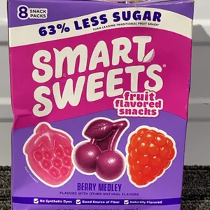 *NEW* SmartSweets Berry Medley Fruit Flavored Snacks, 8 Ct - Best By: 5/2/2027