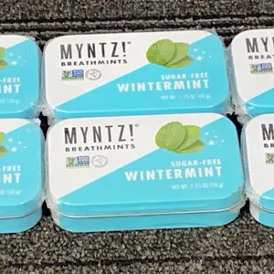 *NEW* 6 Pack, MYNTZ! Sugar-Free Wintermint Breath Mints - Best By: 5/2029