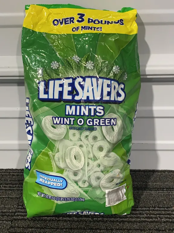 *NEW* Life Savers Wint-O-Green Mints Hard Candy, 3+ Lbs - Best By: Not Legible