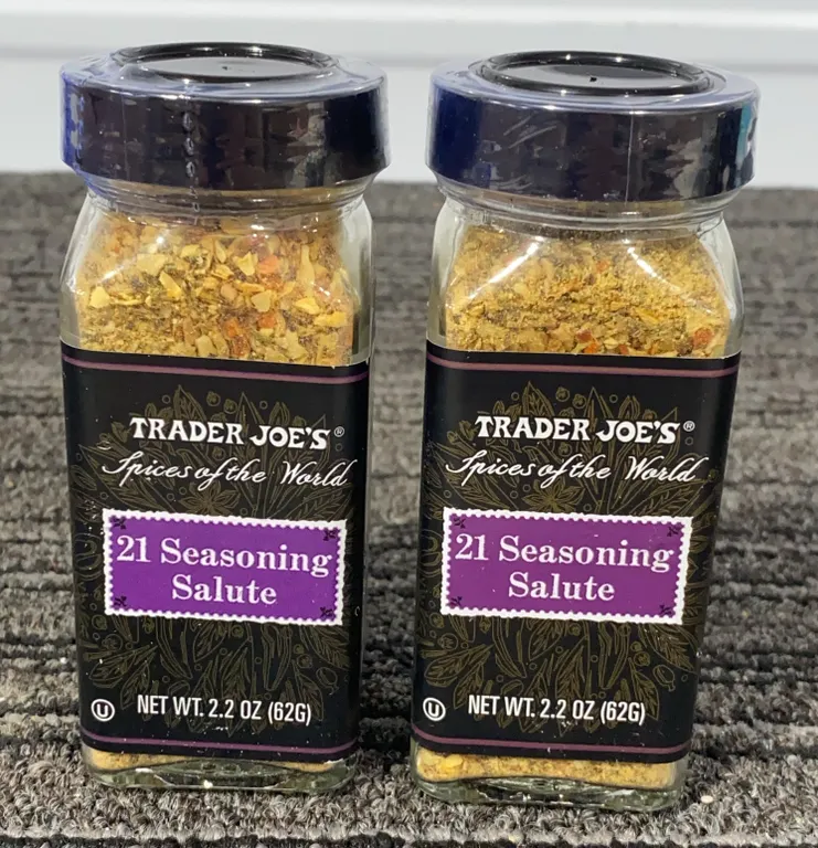 *NEW* Trader Joe’s 21 Seasoning Salute, 2 Pack, 2.2 Oz Each - Best By: 3/2028