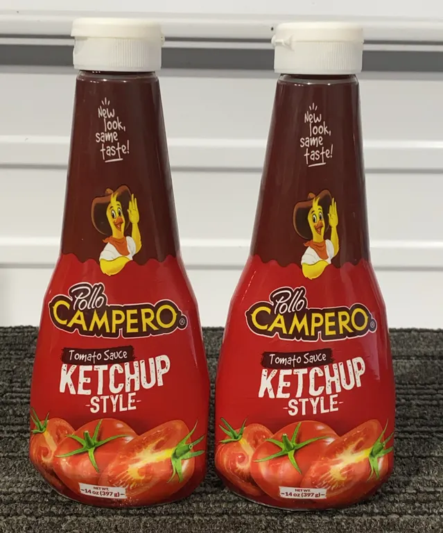 *NEW* 2 Pack, Pollo Campero Tomato Sauce Ketchup Style, 14 Oz Each - Best By: 10/23/2026