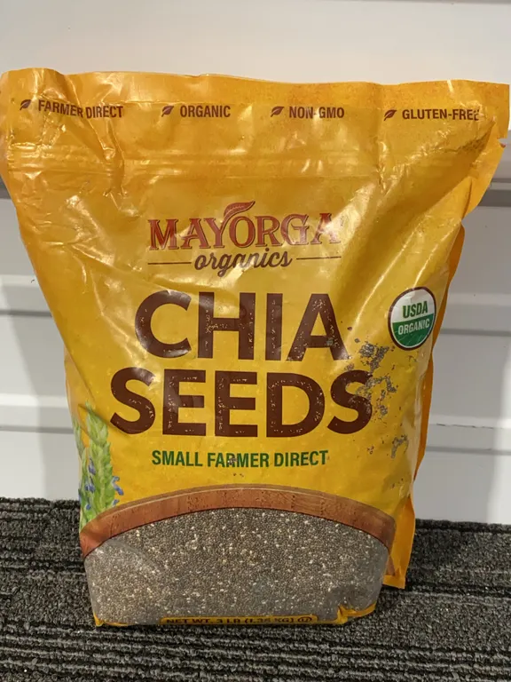 *NEW* Mayorga Organics Organic Chia Seeds, 3 Lb - Best By: 5/2028