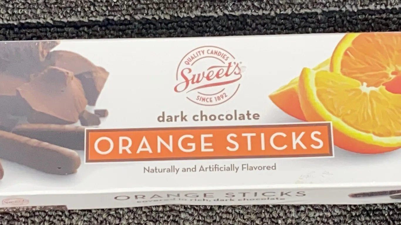 *NEW* Sweet's, Dark Chocolate Orange Sticks, 10.5 OZ - Best By: 2/10/2027