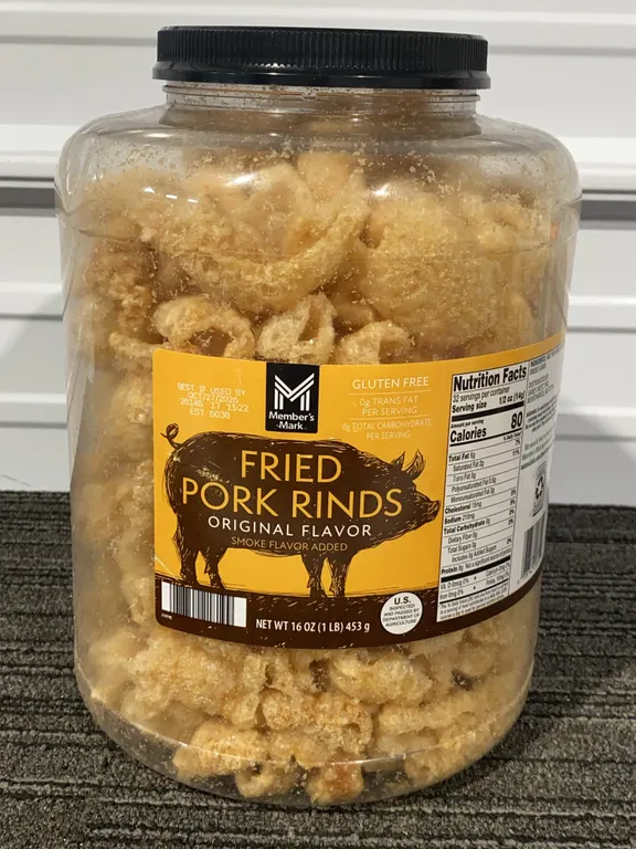 *NEW* Member's Mark Fried Pork Rinds, 16 Oz - Best By: 11/27/2026