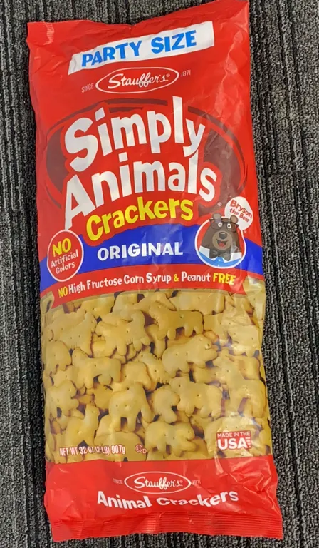 *NEW* Stauffer’s Simply Animals Original Animal Crackers, 32 Oz - Best By: 2/2027