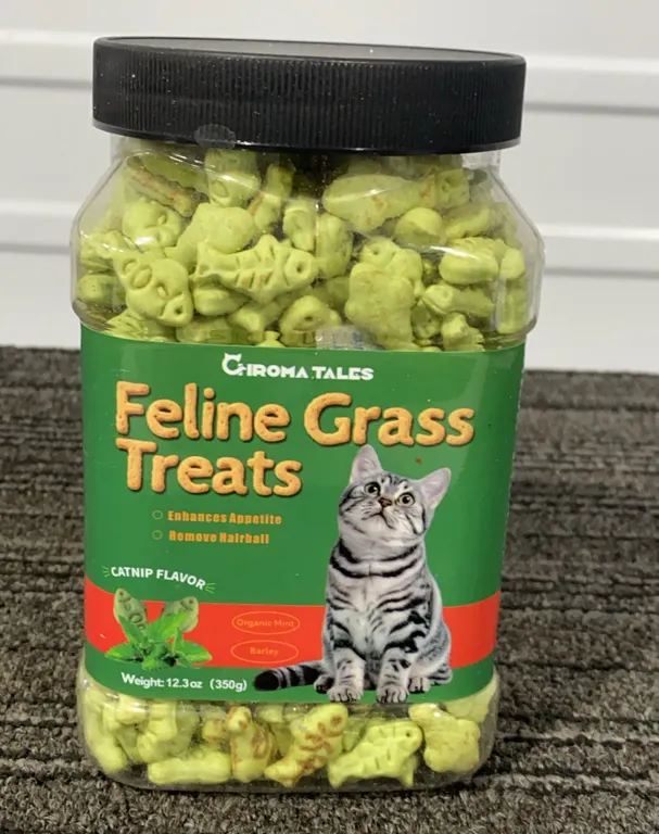 *NEW* Chiroma Tales Feline Grass Treats, 12.3 Oz - Best By: Not Visible