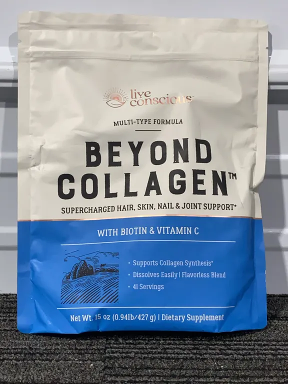 *NEW* Live Conscious Beyond Collagen, 15 Oz - Best By: 12/2027