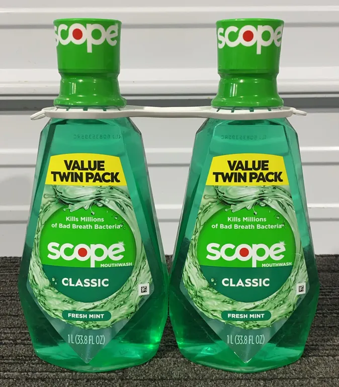 *NEW* Crest Scope Classic Fresh Mint Mouthwash Twin Pack, 33.8 Oz Each