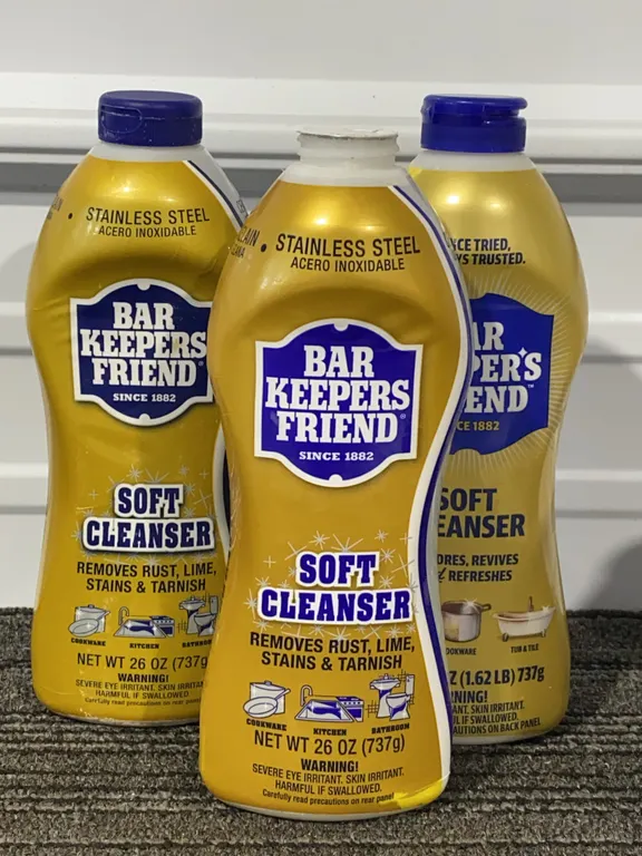 *NEW* 3 Pack, Bar Keeper's Friend Liquid Soft Cleaner Bottles, 26 OZ Each