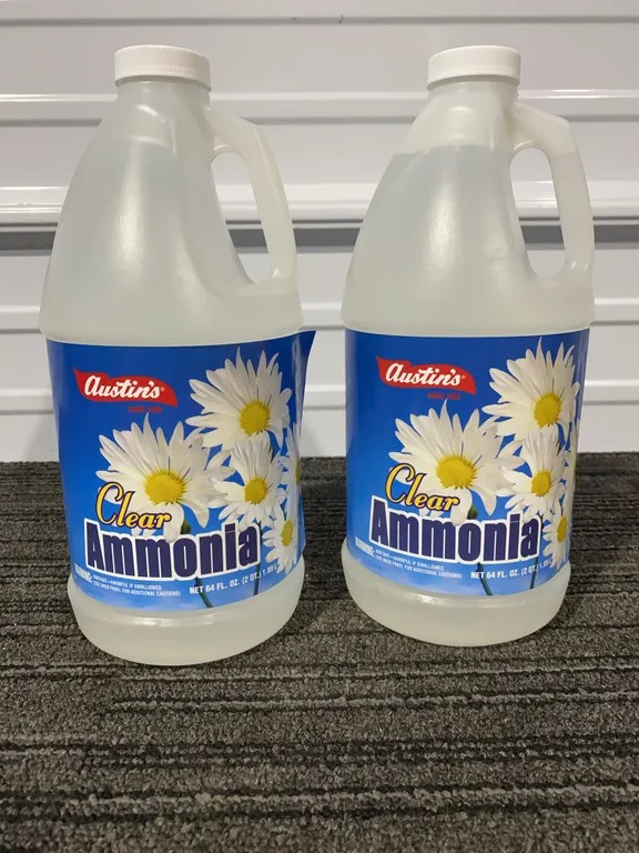 *NEW* 2 Pack, Austin's Clear Ammonia Multipurpose Cleaner, 64 Fl Oz Each
