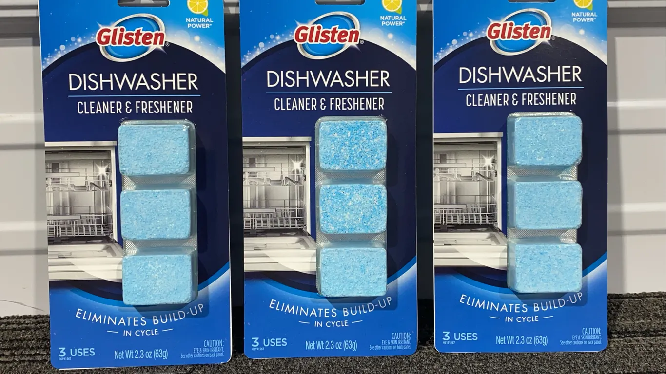 *NEW* 3 Sets, Glisten Natural Power Dishwasher Cleaner & Freshener