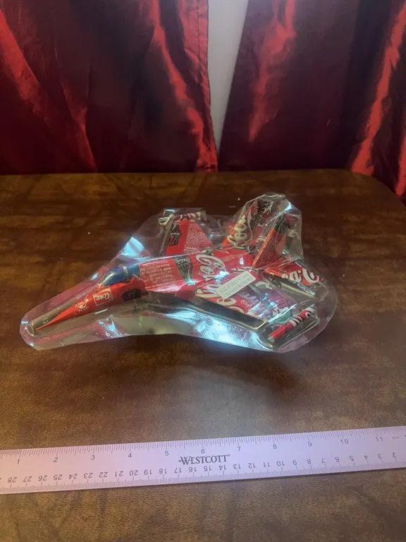 Coca - Cola Aluminum Airplane