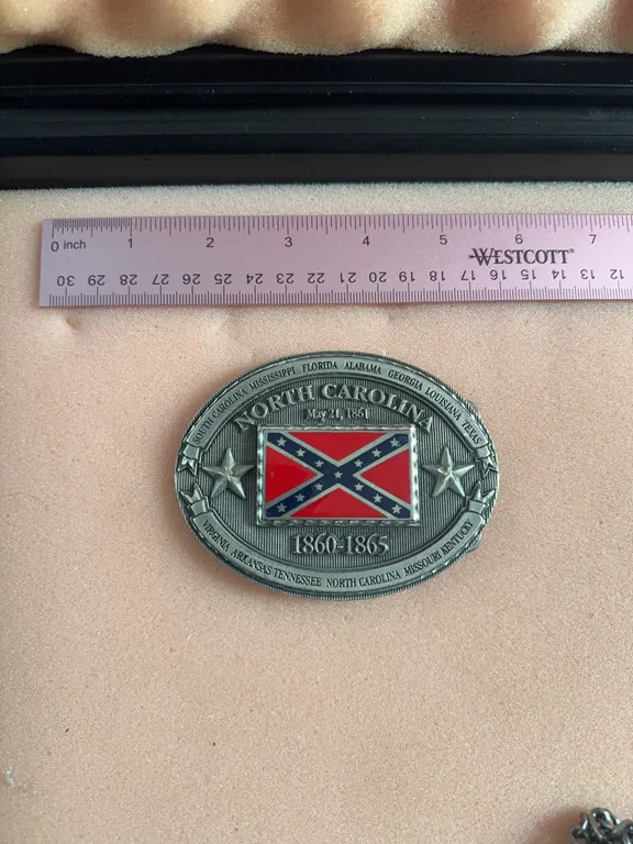 North Carolina Belt Buckle