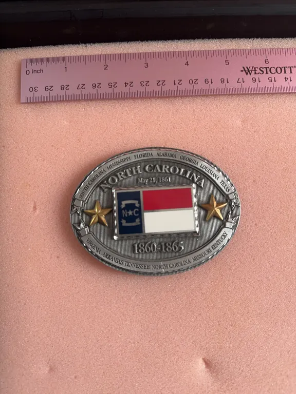 North Carolina Belt Buckle