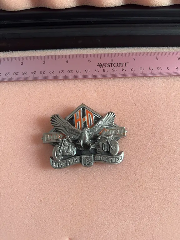 1991 Baron Harley Davidson Belt Buckle