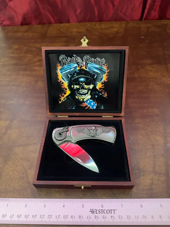 Bad To The Bone Stainless Pocket Knife