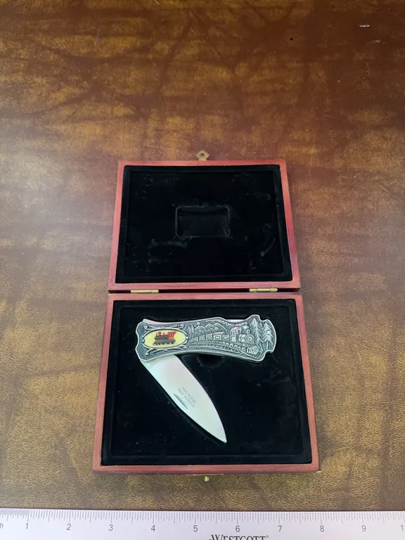 Train Stainless Steel Pocket Knife