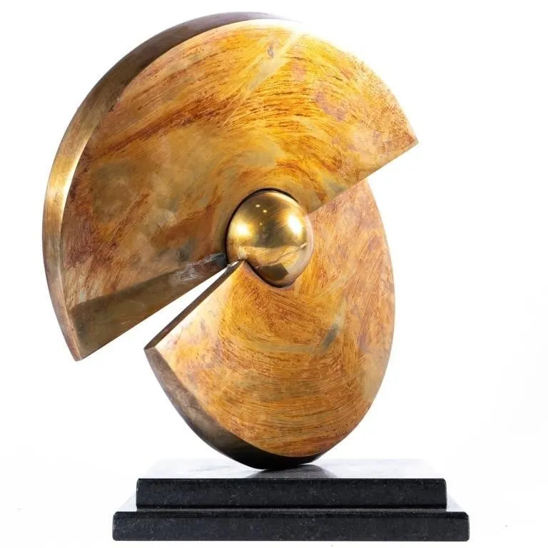 MARY CHERNEY MCM BRASS SCULPTURE