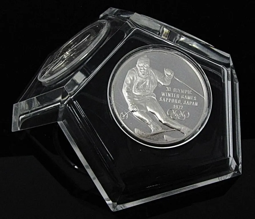 3 STERLING SILVER US OLYMPIAD TEAM MEDALLIONS 81g