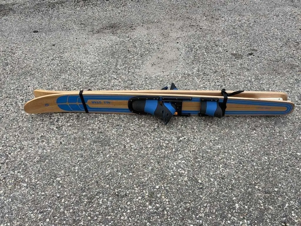 All Star Wooden Water Skis