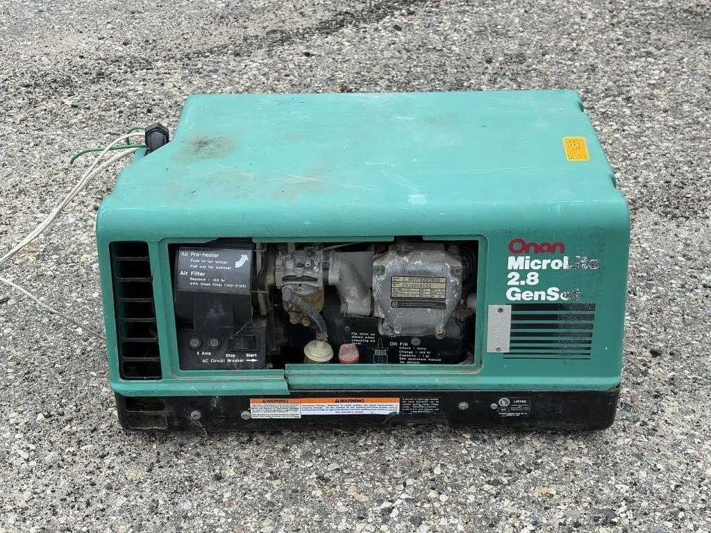 Onan MicroLite 2.8 GenSet RV generator