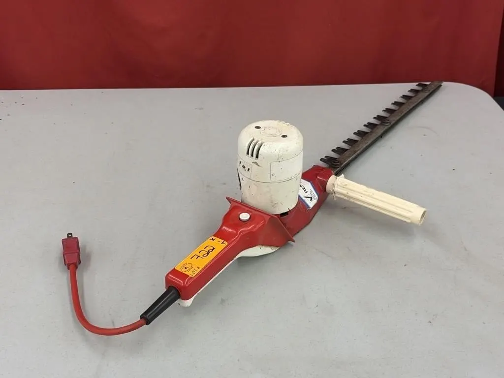 Vintage corded electric hedge trimmer