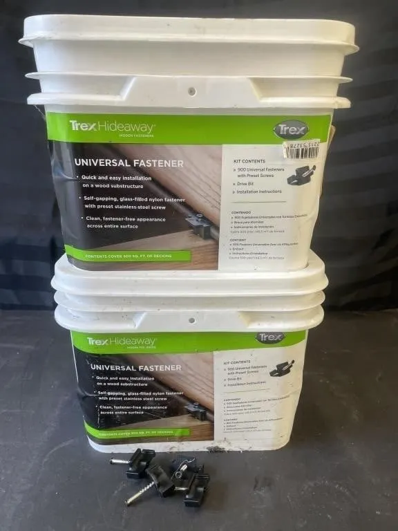 Tree Hideaway Universal Fasteners. One full pail