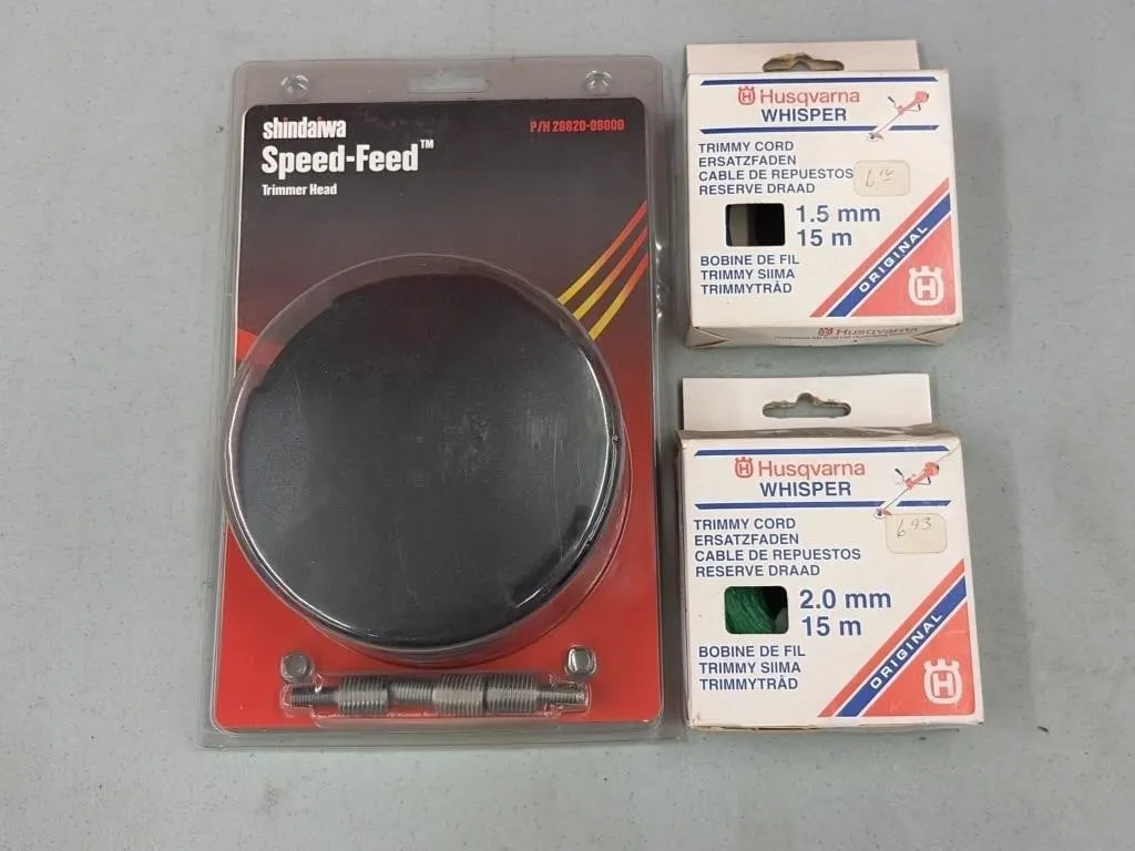 Shindaiwa Speed-Feed trimmer head & Husqvarna