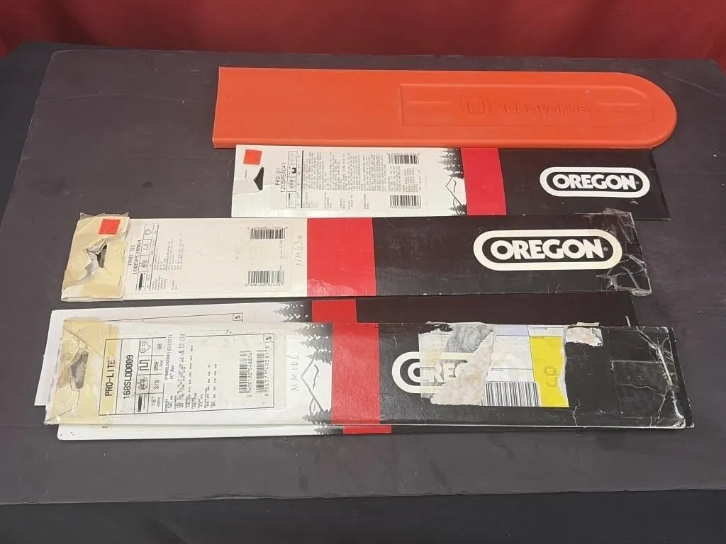 Oregon chainsaw guide bars & Bar Cover