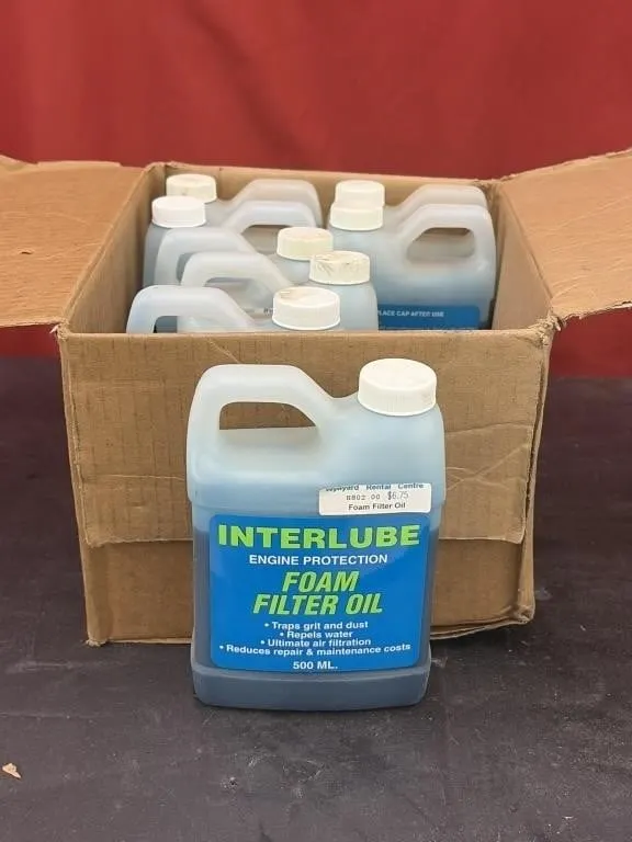 Interlube Engine Protection Foam Filter Oil