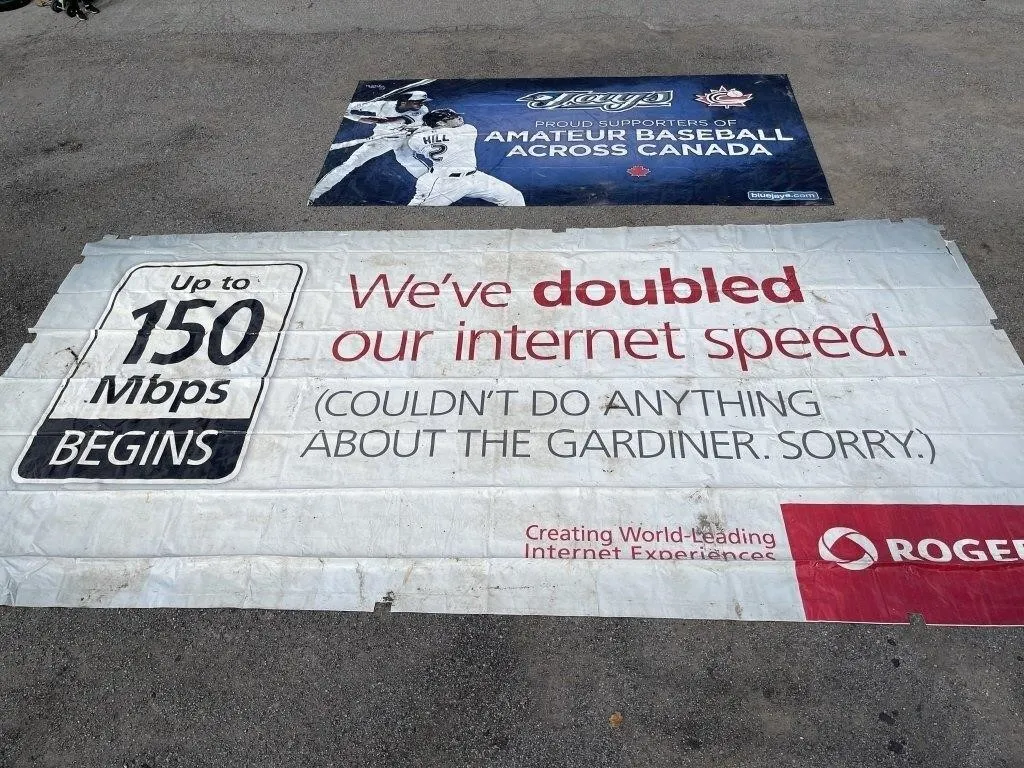 Blue Jays and Rogers Large Signs