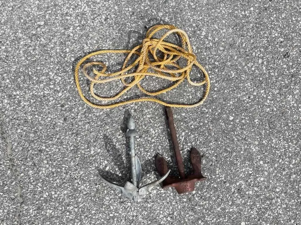 2 Boat Anchors