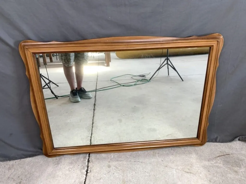 Wooden Wall Mirror