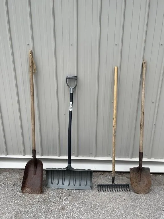 Shovels & Rake