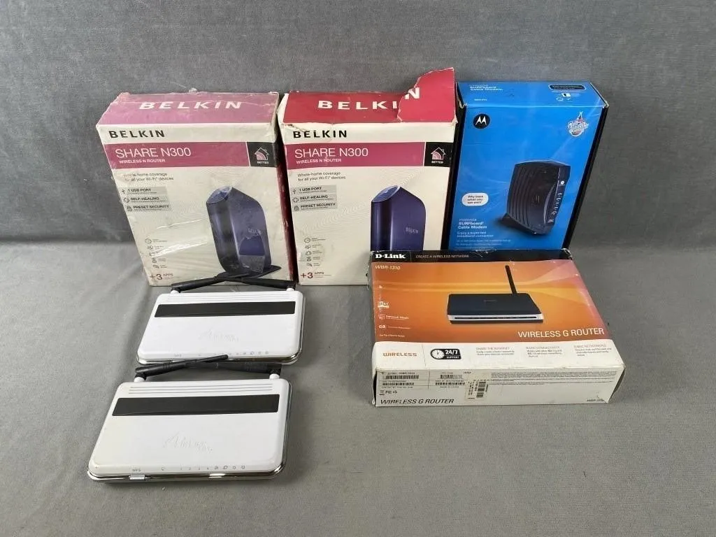 Collection of Routers etc