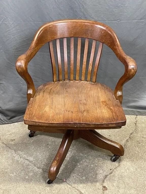Oak Office Chair