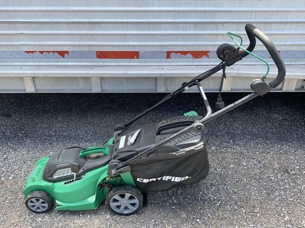 Certified Electric Lawnmower ? Size