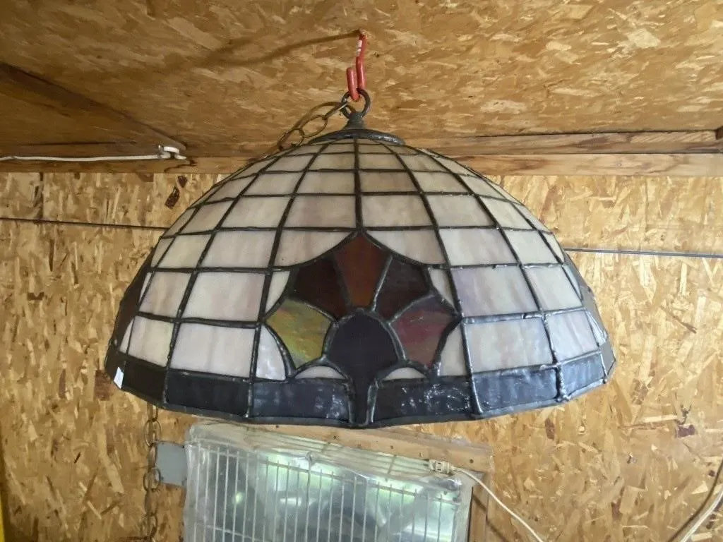 Stained Glass Hanging Light