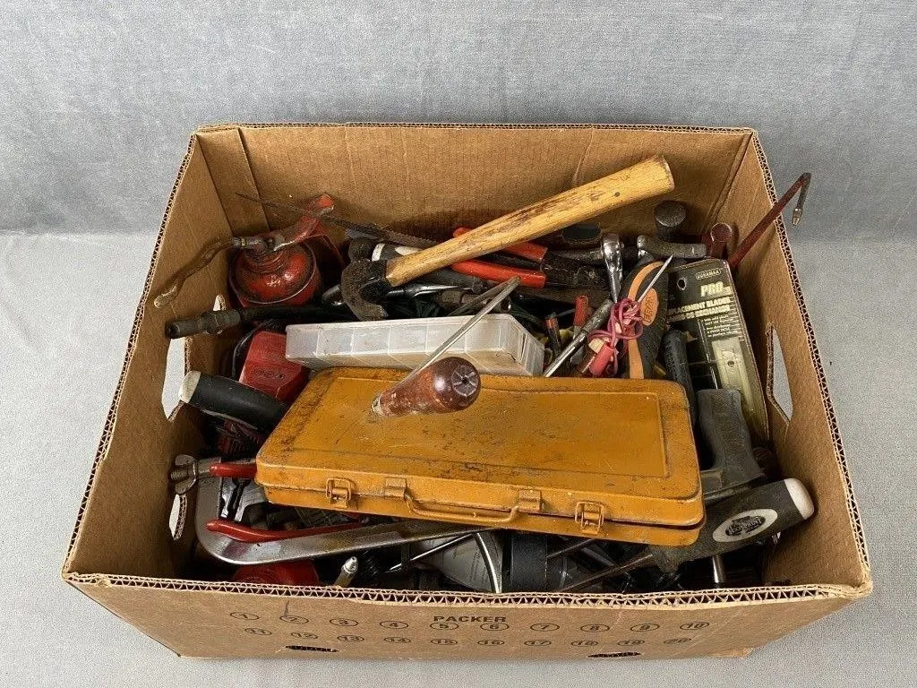 Box of Misc Tools