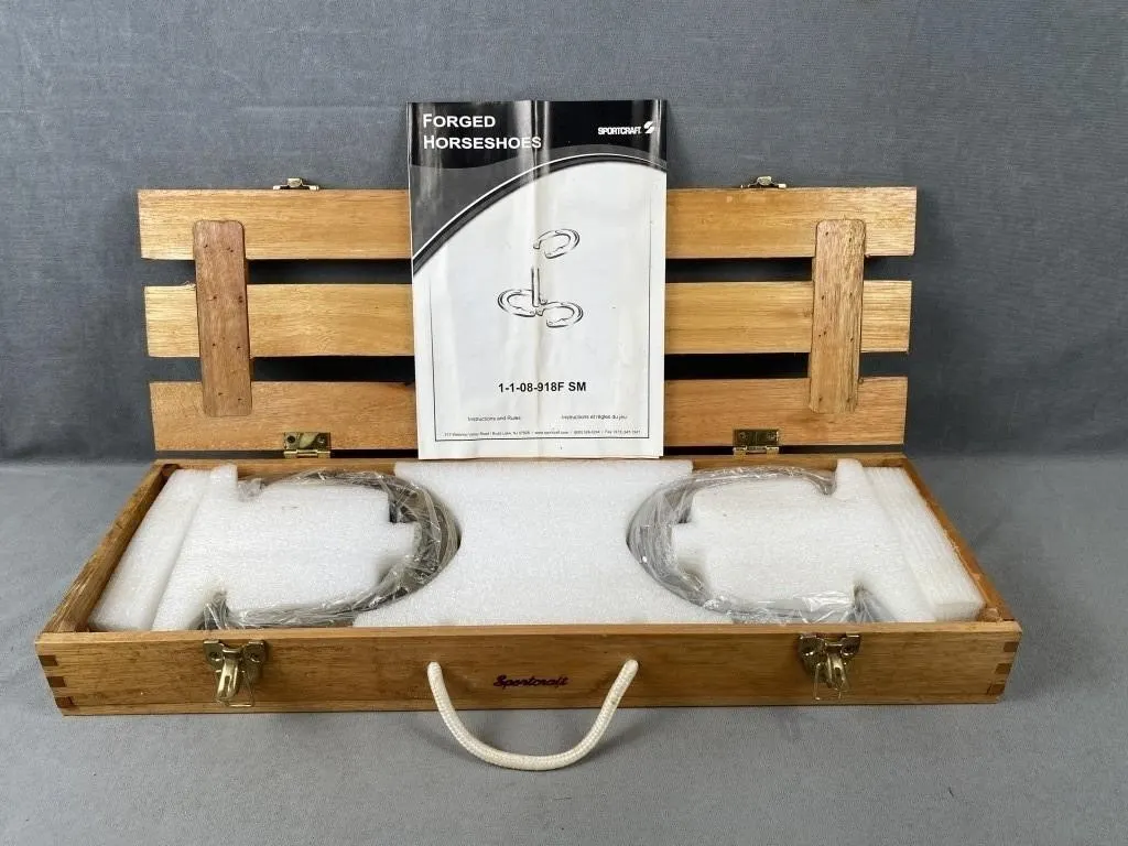 Forged Horseshoe Set