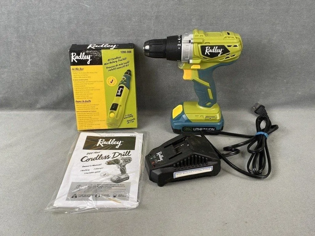 Radley Cordless Drill & Mini Rotary Tool