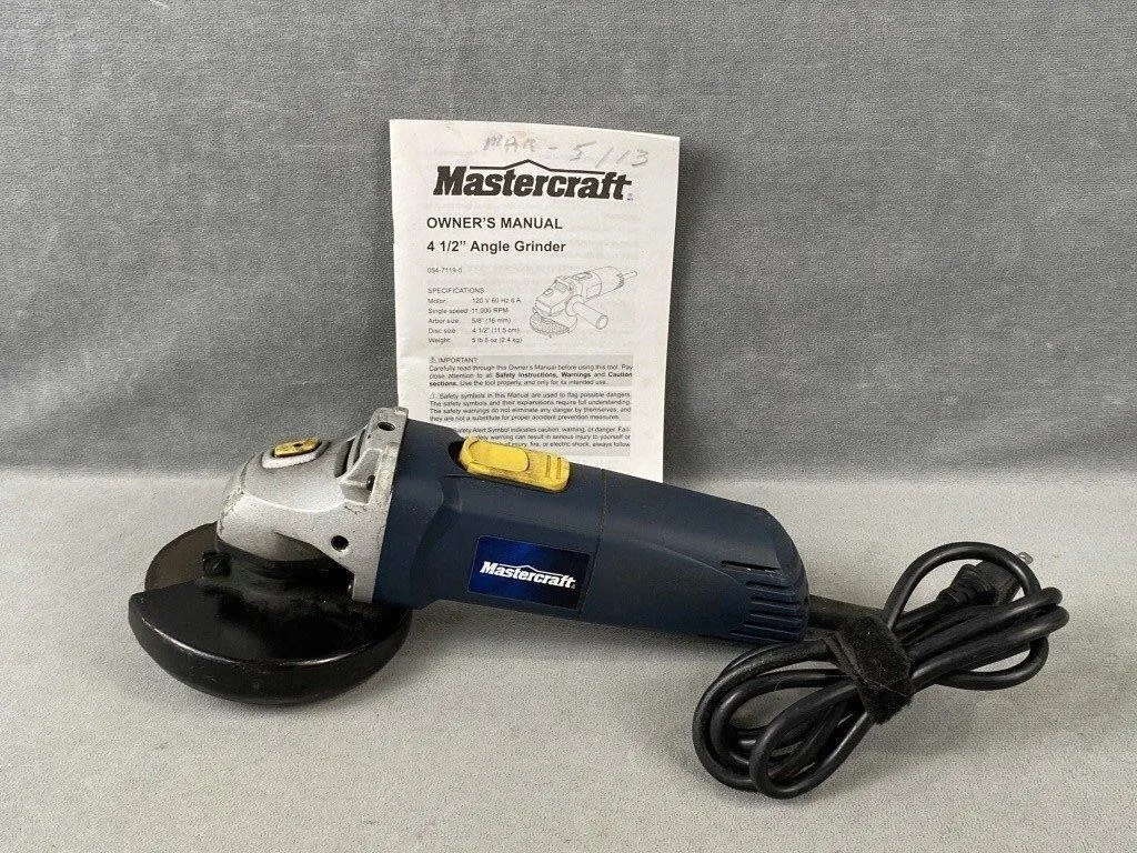 Mastercraft Angle Grinder