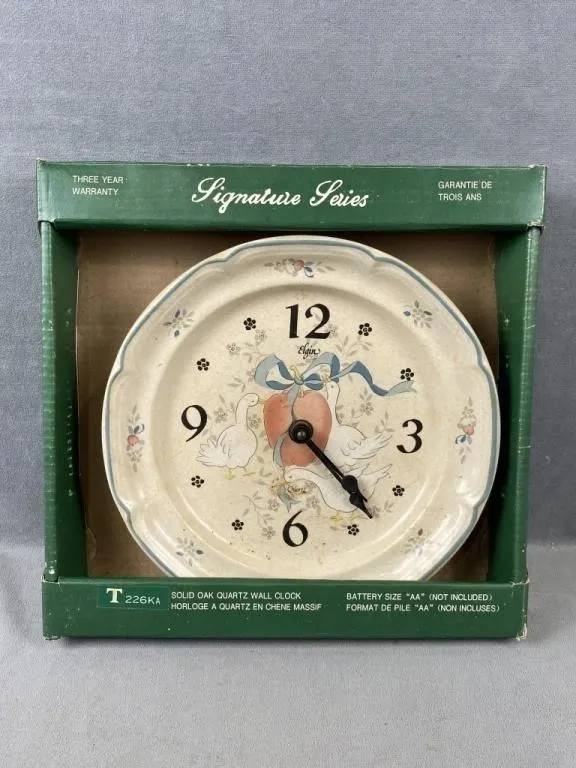 Elgin Goose Wall Clock
