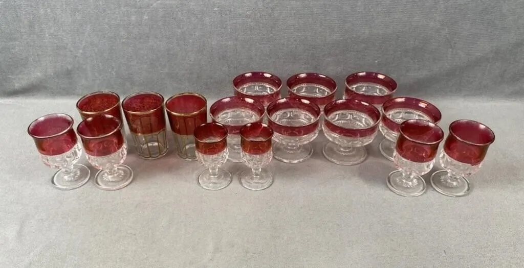 Ruby Red Kings Flash Glasses