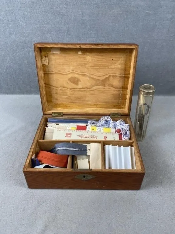 Box of Sewing Accessories