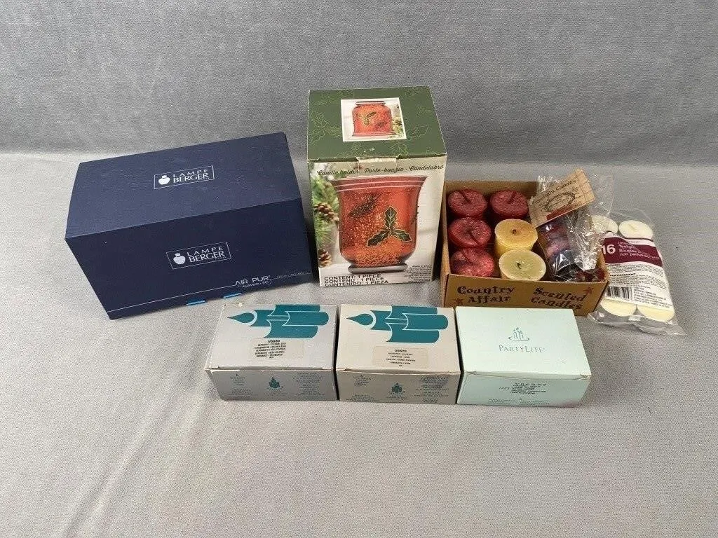 Candles, Candle Holders, etc