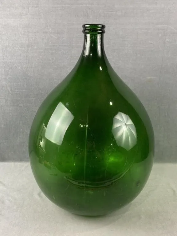 Green Glass Demijohn