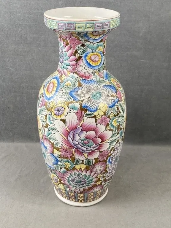 Large Floral Vase