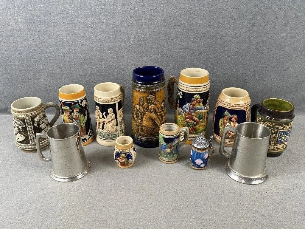 Collection of Beer Steins