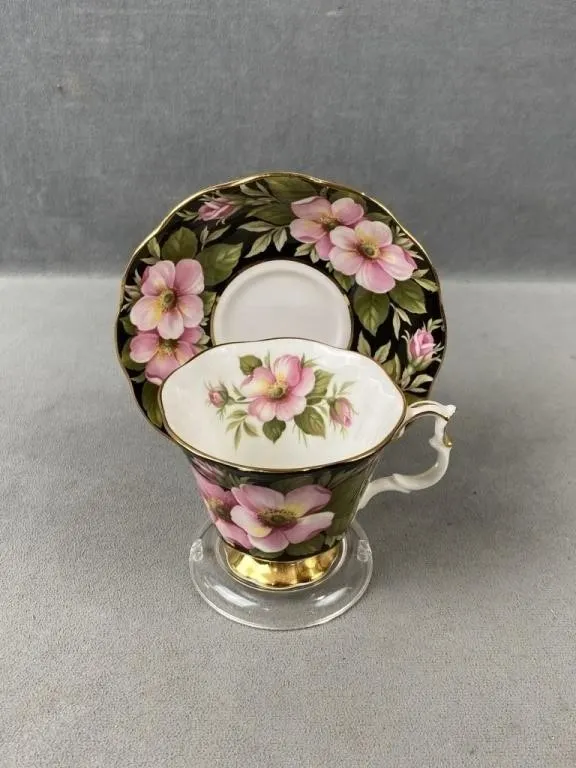 Royal Albert "Alberta Rose" Tea Cup & Saucer
